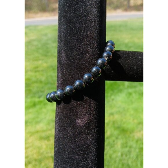 Hematite Bracelets (6.5 mm) - Picture 3 of 5